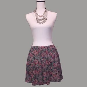 Mimi Chica floral mini skirt